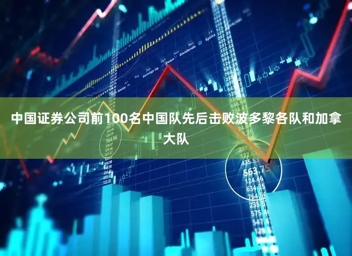 中国证券公司前100名中国队先后击败波多黎各队和加拿大队